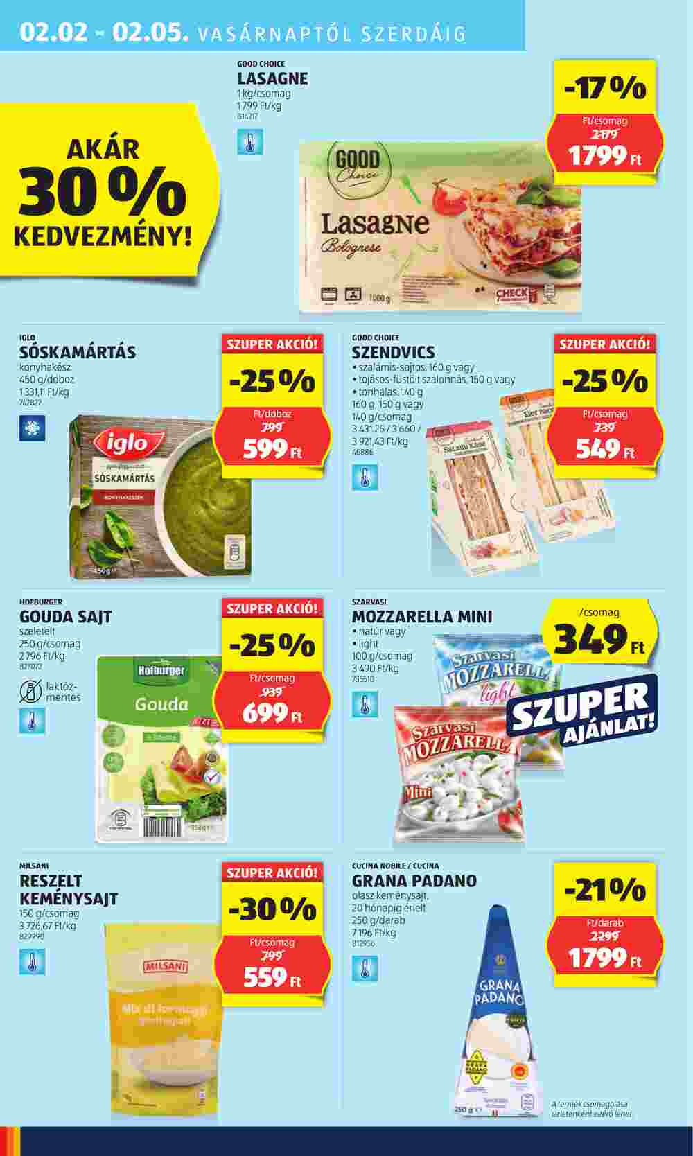 Aldi akciós újság 2025.01.30-tól - 30. oldal.