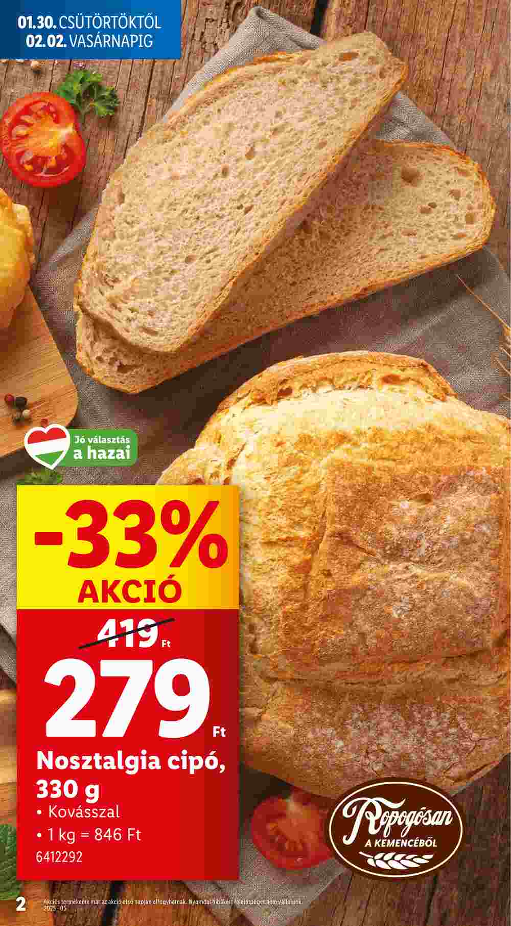 Lidl akciós újság 2025.01.30-tól - 2. oldal.