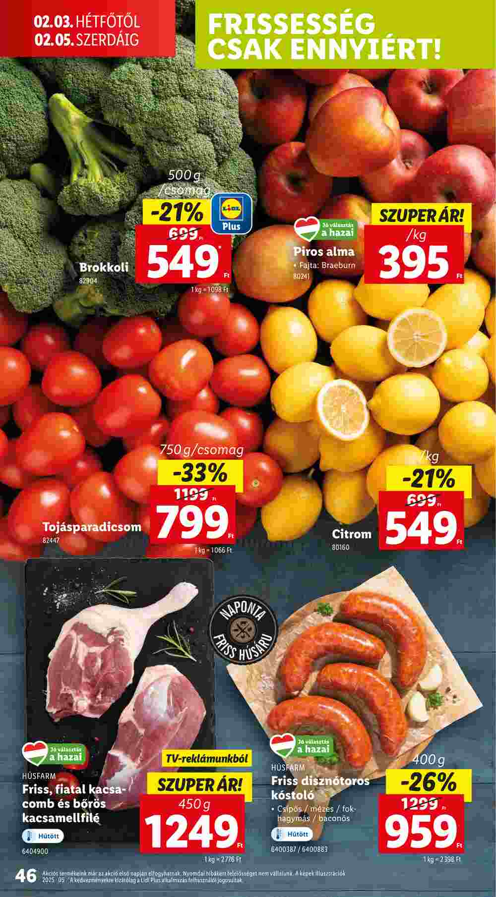 Lidl akciós újság 2025.01.30-tól - 46. oldal.