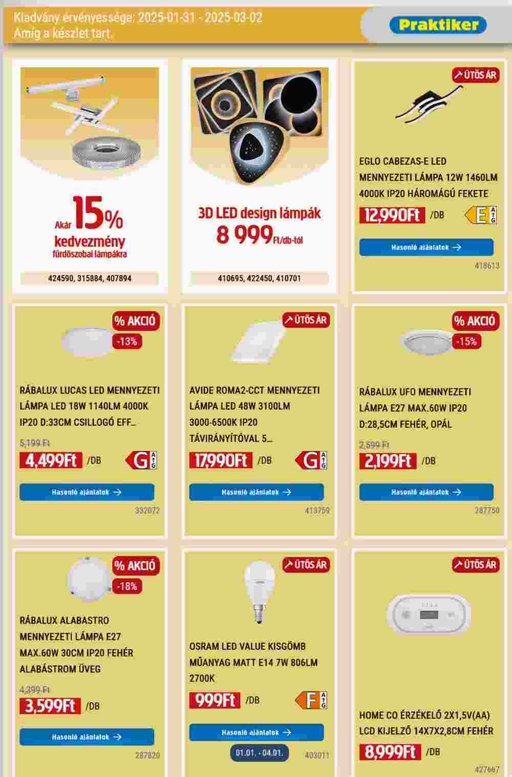 Praktiker akciós újság 2025.01.31-től - 13. oldal.