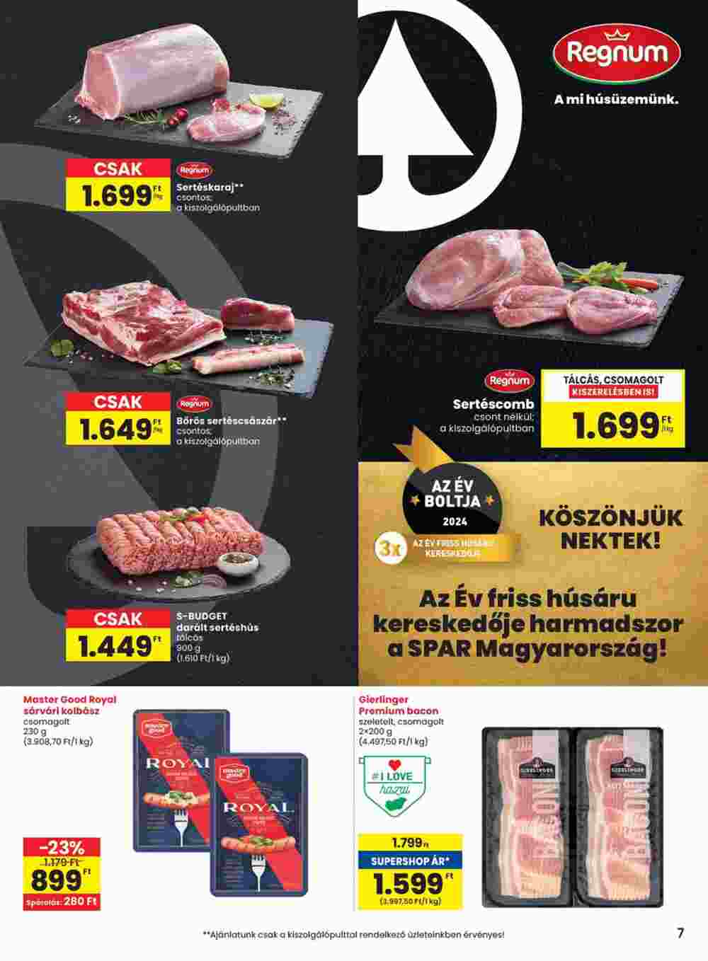 Spar akciós újság 2025.02.06-tól - 7. oldal.