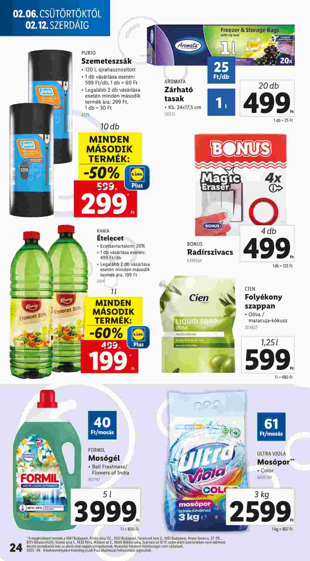 Lidl akciós újság 2025.02.06-tól - 24. oldal.