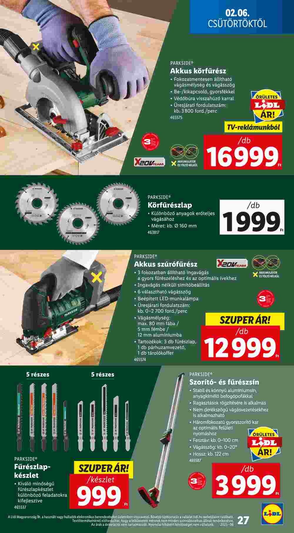 Lidl akciós újság 2025.02.06-tól - 27. oldal.