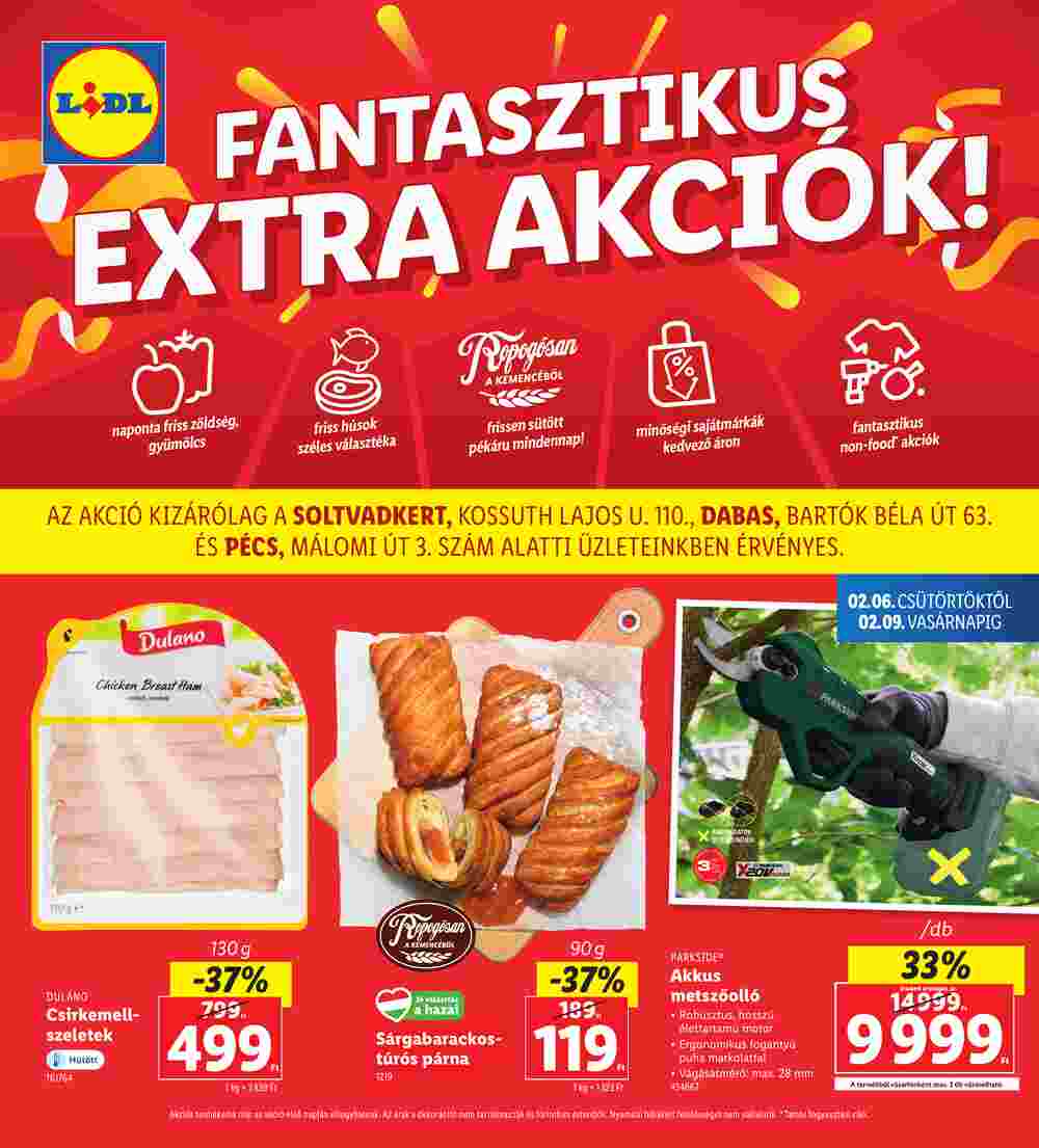 Lidl akciós újság 2025.02.06-tól - 1. oldal.