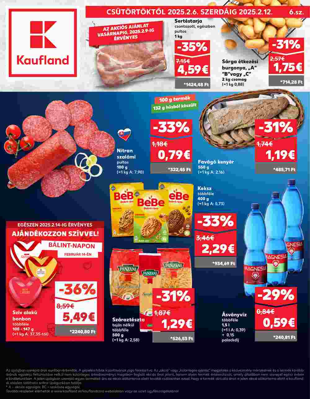 Kaufland akciós újság 2025.02.06-tól - 1. oldal.