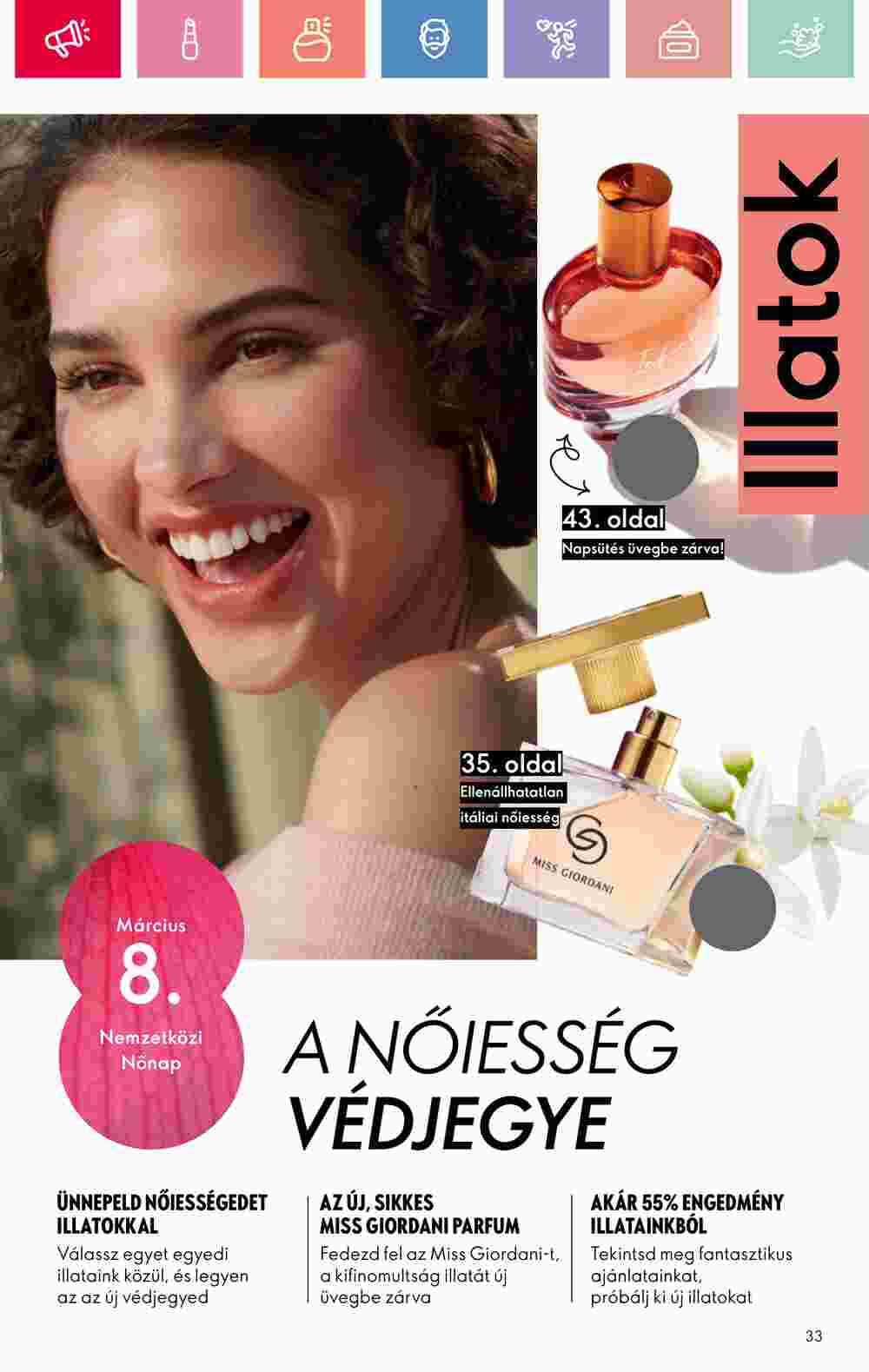 Oriflame akciós újság 2025.02.09-től - 33. oldal.