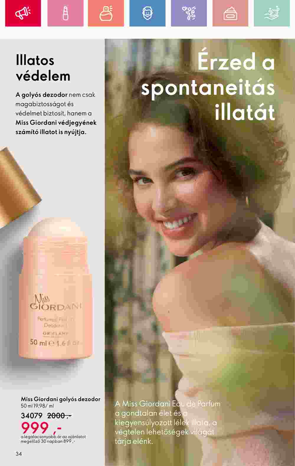 Oriflame akciós újság 2025.02.09-től - 34. oldal.