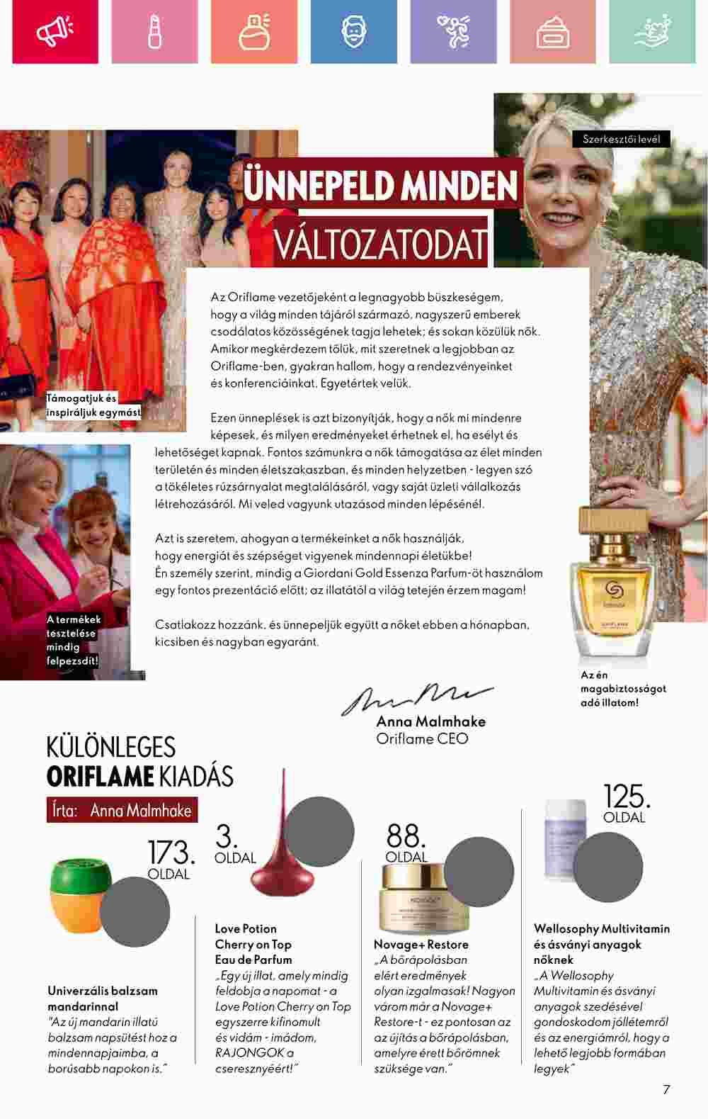 Oriflame akciós újság 2025.02.09-től - 7. oldal.