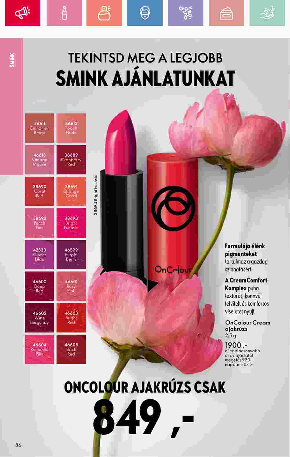 Oriflame akciós újság 2025.02.09-től - 86. oldal.