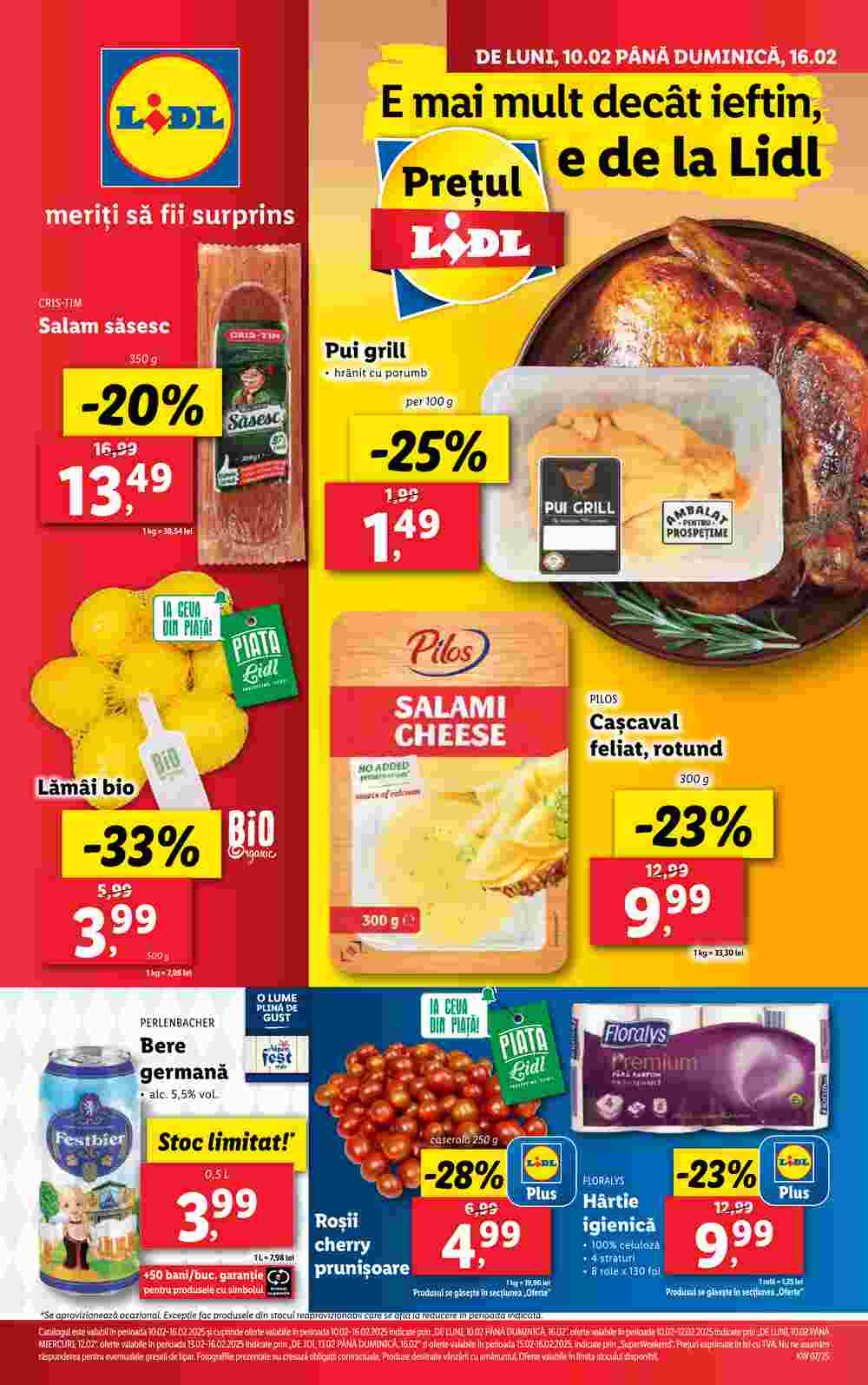 Lidl akciós újság 2025.02.10-től - 1. oldal.