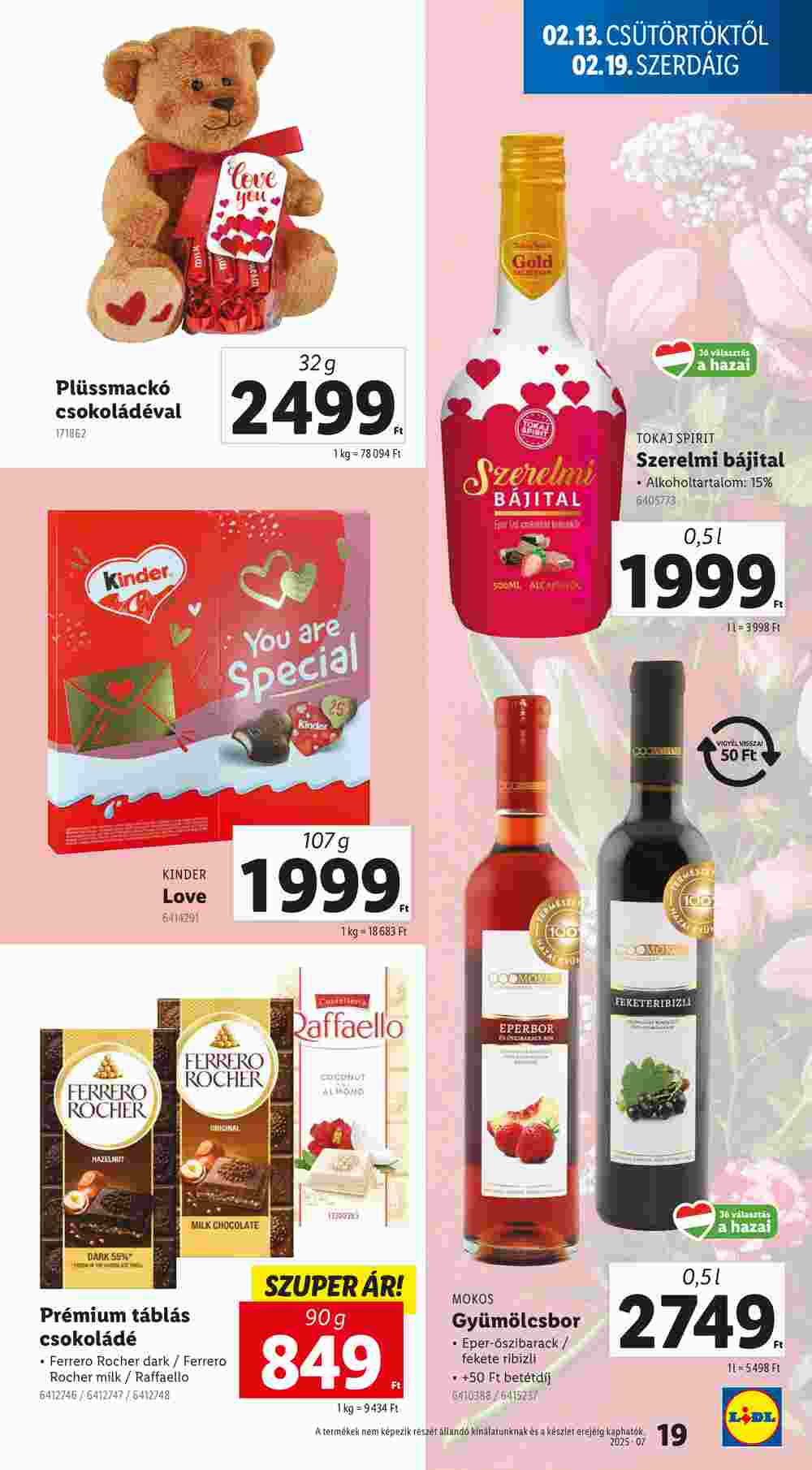 Lidl akciós újság 2025.02.13-tól - 19. oldal.