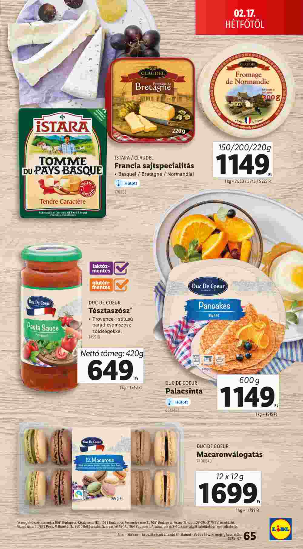 Lidl akciós újság 2025.02.13-tól - 65. oldal.