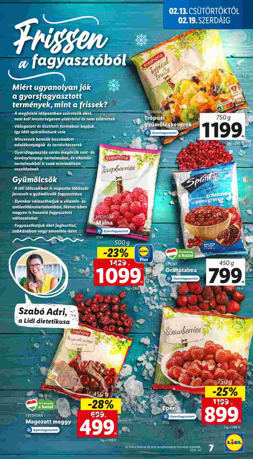 Lidl akciós újság 2025.02.13-tól - 7. oldal.