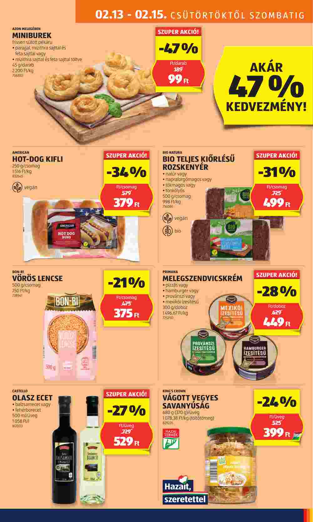 Aldi akciós újság 2025.02.13-tól - 15. oldal.