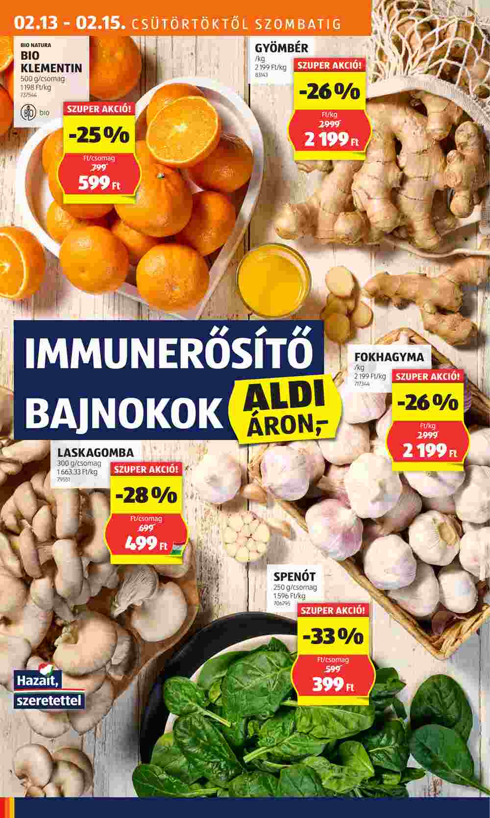 Aldi akciós újság 2025.02.13-tól - 18. oldal.