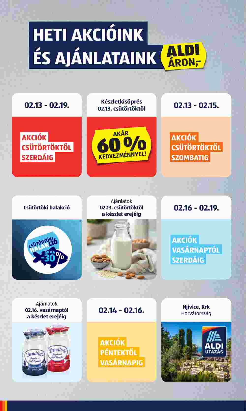 Aldi akciós újság 2025.02.13-tól - 2. oldal.