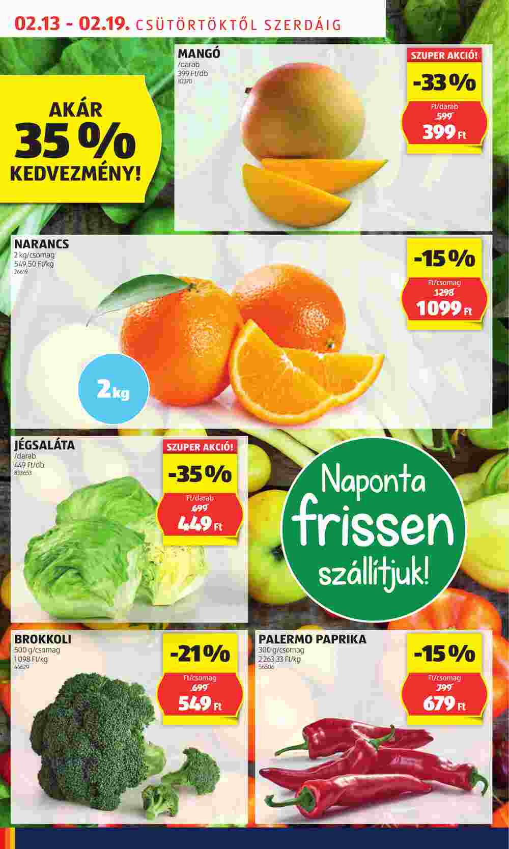 Aldi akciós újság 2025.02.13-tól - 4. oldal.