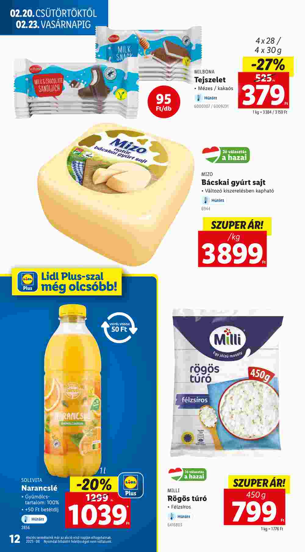 Lidl akciós újság 2025.02.20-tól - 12. oldal.