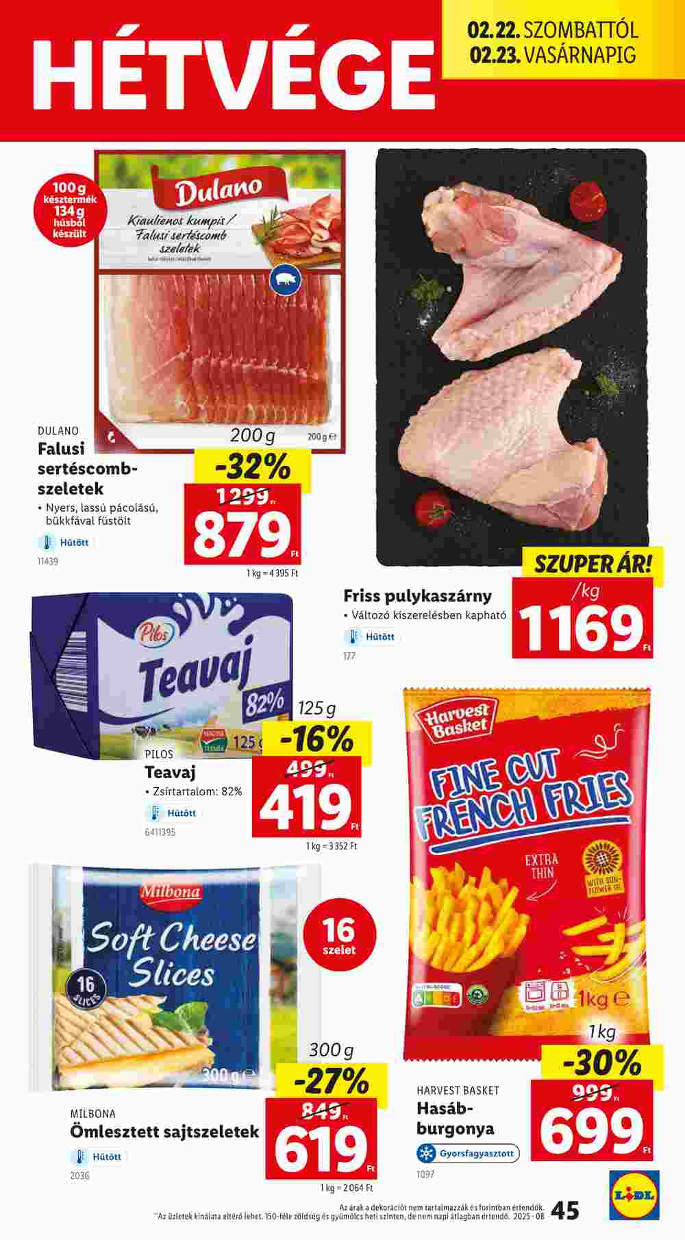 Lidl akciós újság 2025.02.20-tól - 45. oldal.