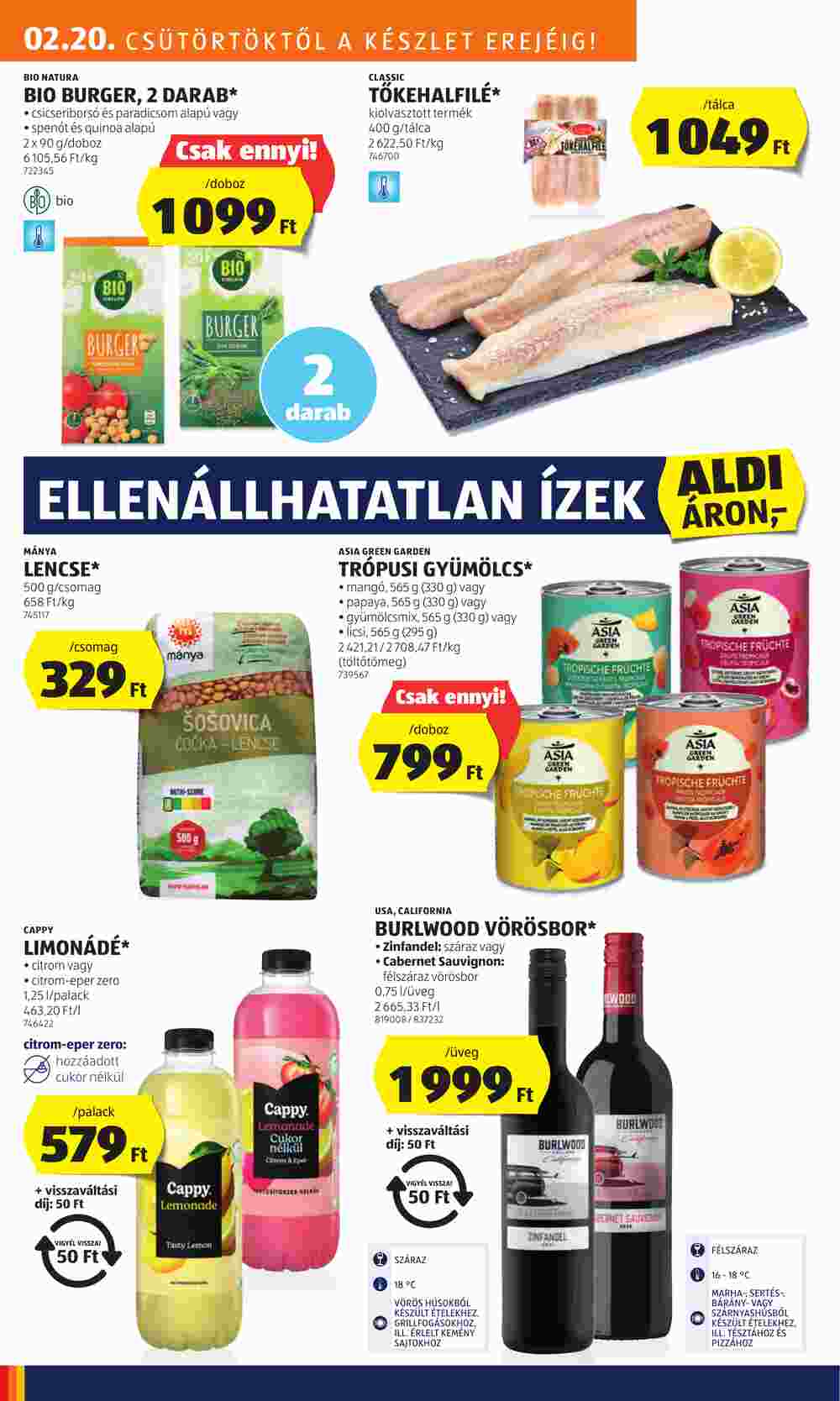 Aldi akciós újság 2025.02.20-tól - 20. oldal.