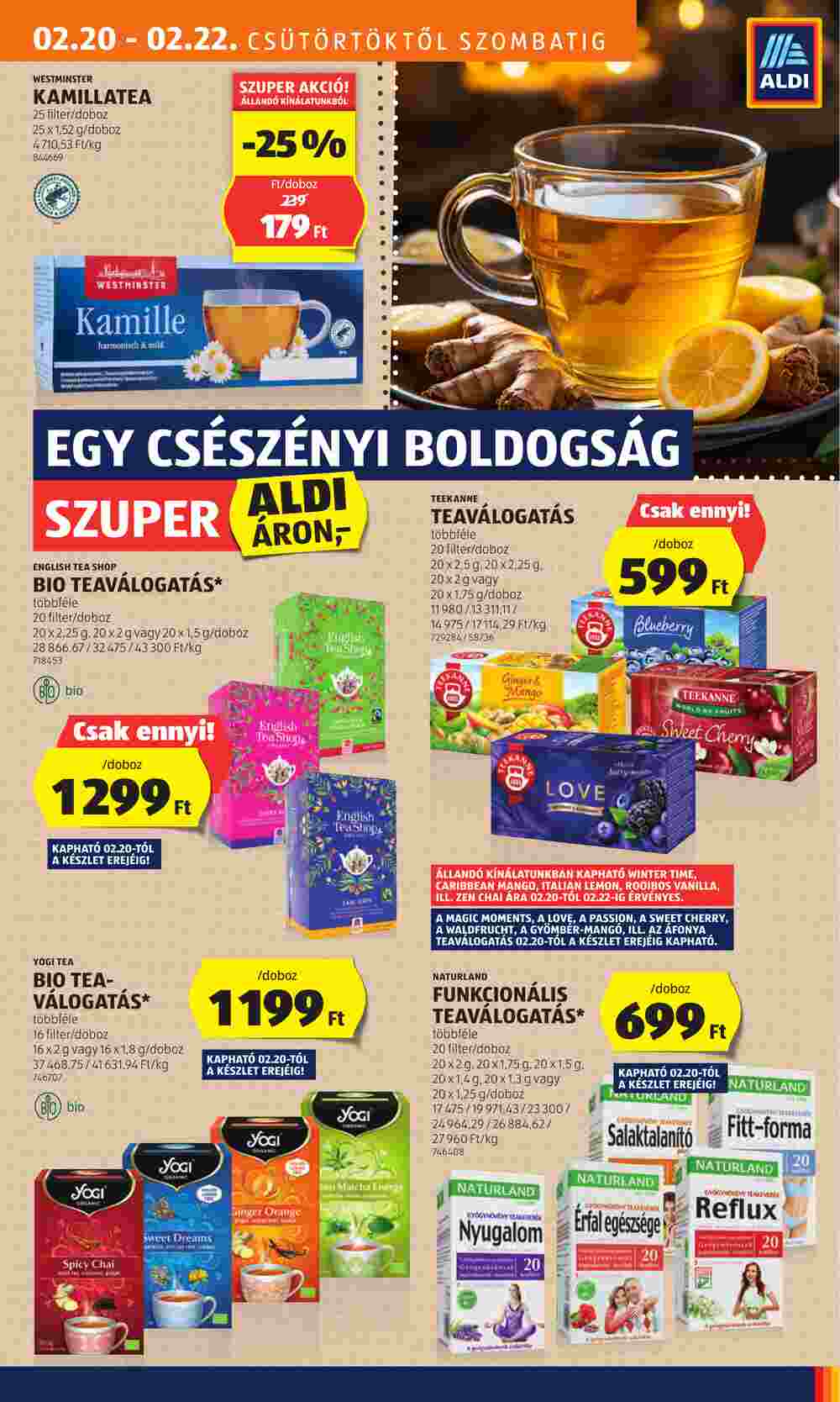 Aldi akciós újság 2025.02.20-tól - 21. oldal.