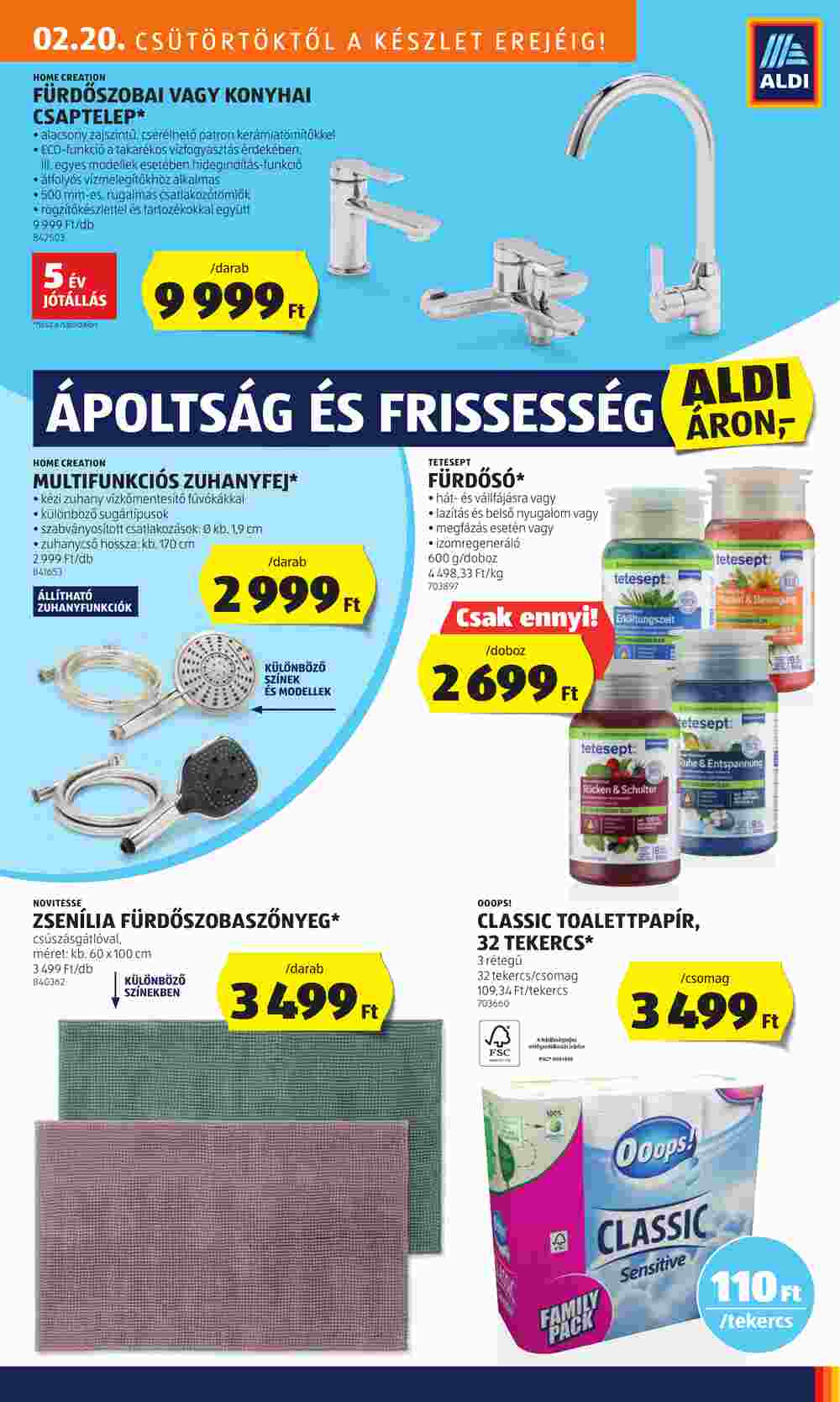 Aldi akciós újság 2025.02.20-tól - 31. oldal.