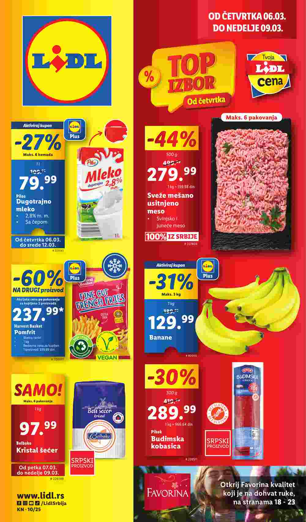 Lidl akciós újság 2025.03.06-tól - 1. oldal.