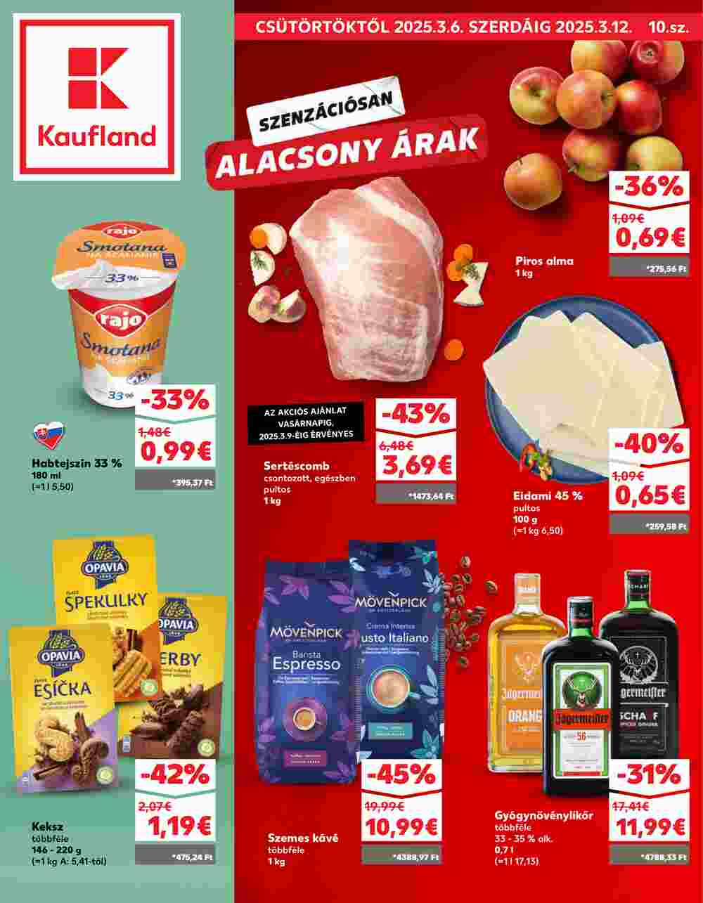 Kaufland akciós újság 2025.03.06-tól - 1. oldal.