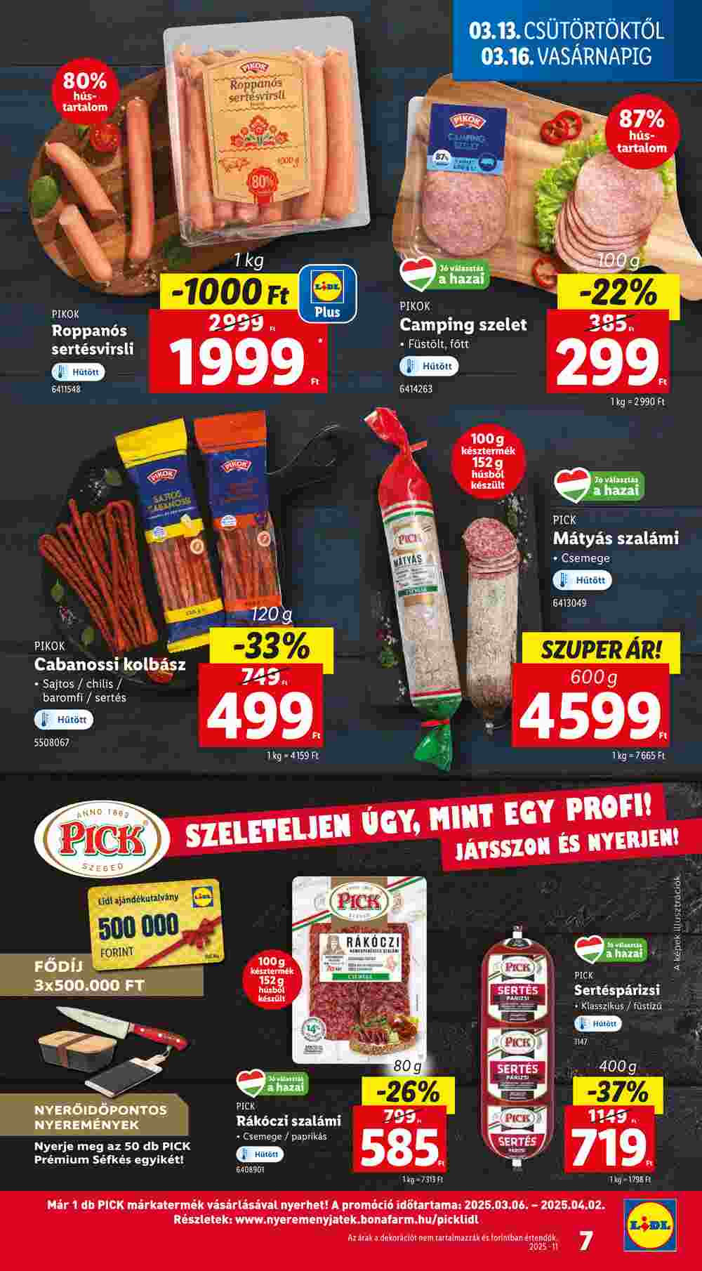 Lidl akciós újság 2025.03.13-tól - 7. oldal.