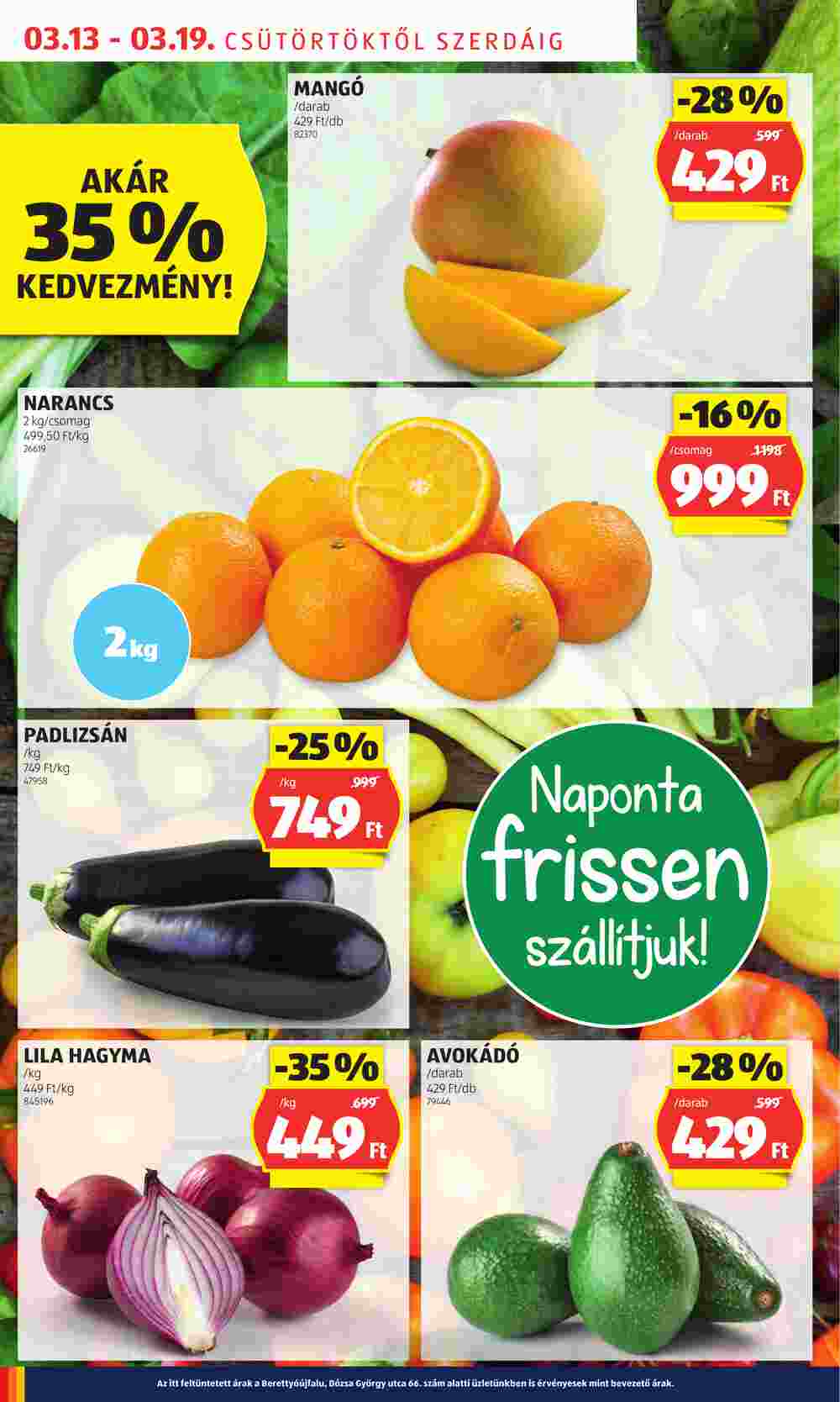 Aldi akciós újság 2025.03.13-tól - 4. oldal.