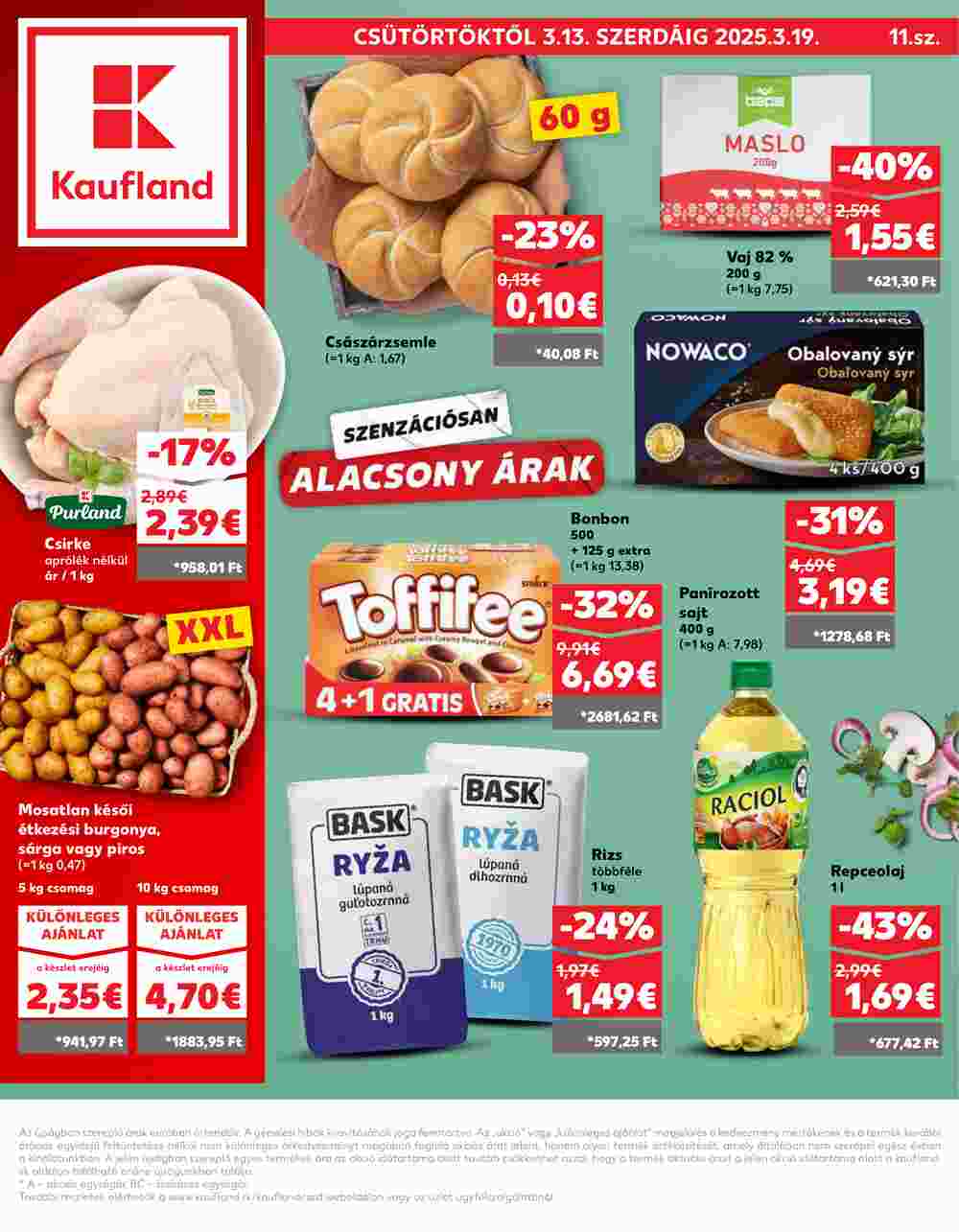 Kaufland akciós újság 2025.03.13-tól - 1. oldal.