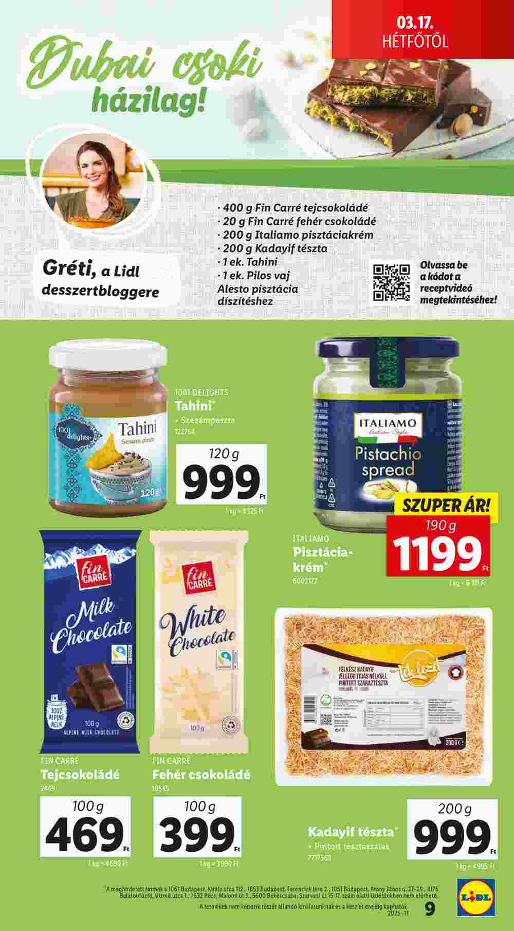 Lidl akciós újság 2025.03.17-től - 9. oldal.