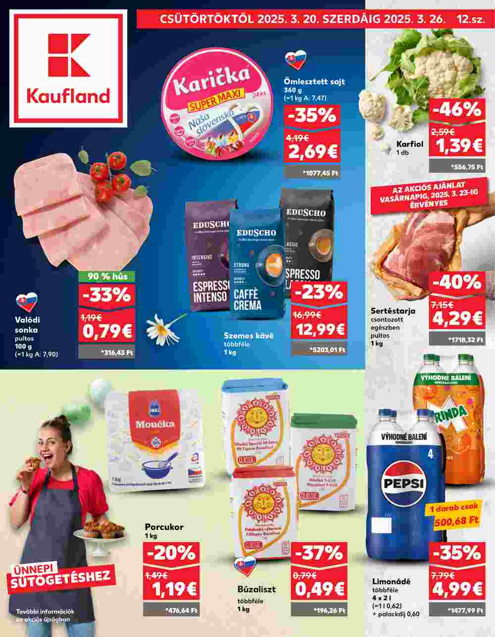 Kaufland akciós újság 2025.03.20-tól - 1. oldal.