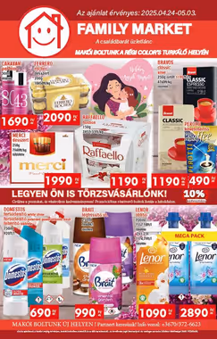 Family Market akciós újság 2025.04.24-től