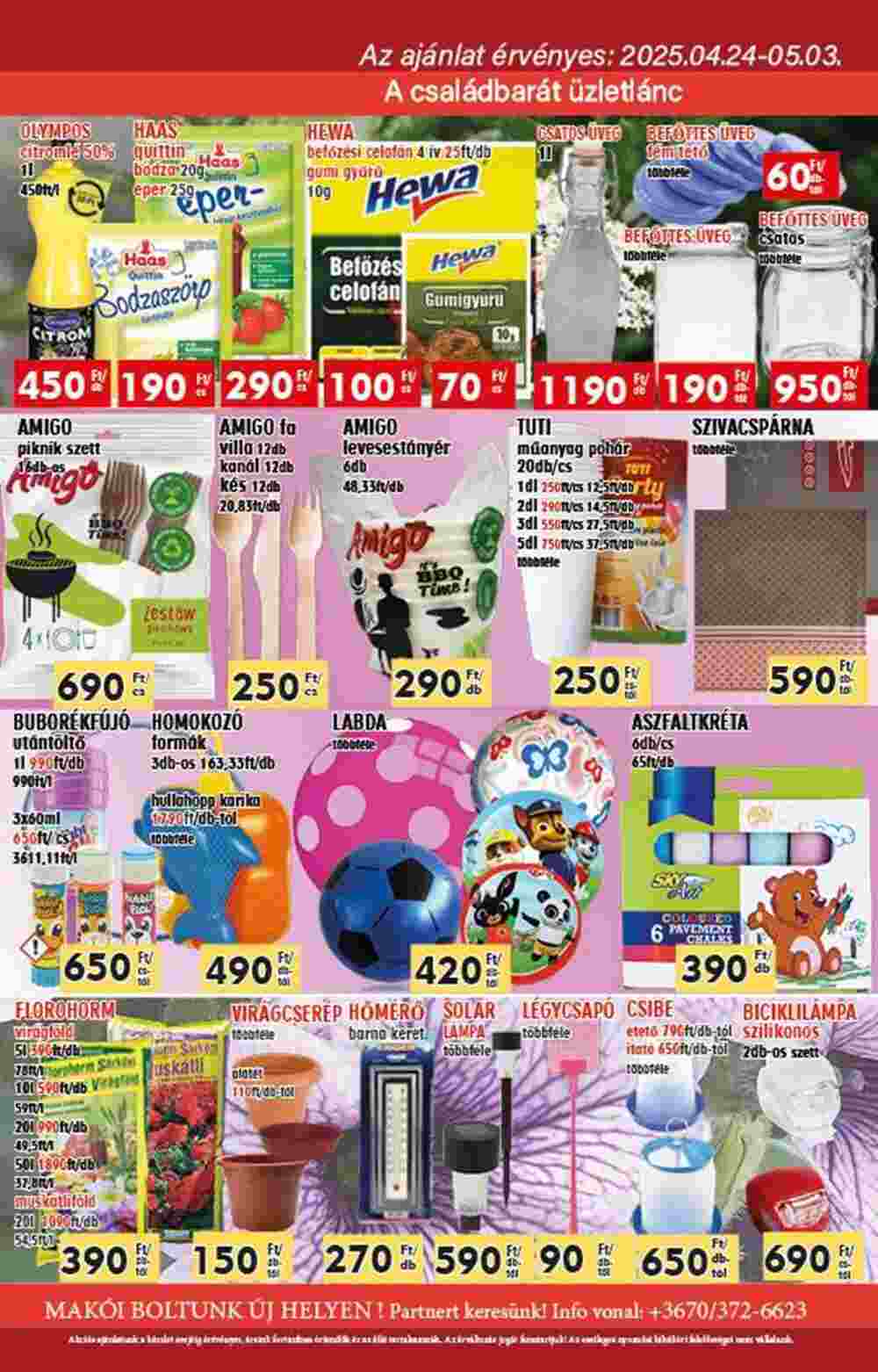 Family Market akciós újság 2025.04.24-től - 3. oldal.