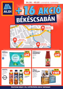 Aldi akciós újság 2025.04.30-tól