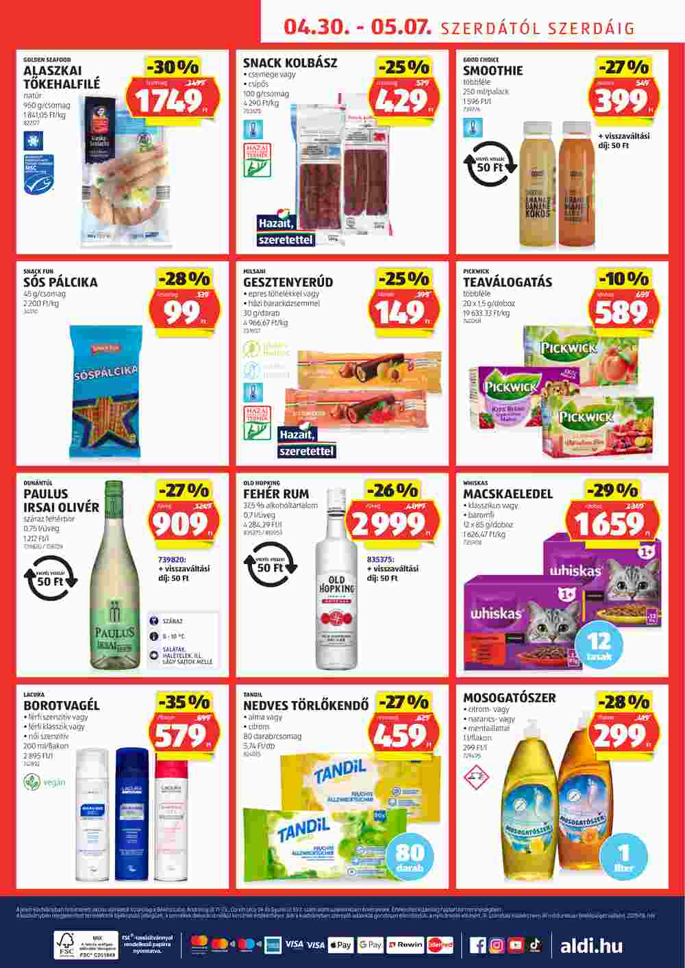 Aldi akciós újság 2025.04.30-tól - 2. oldal.