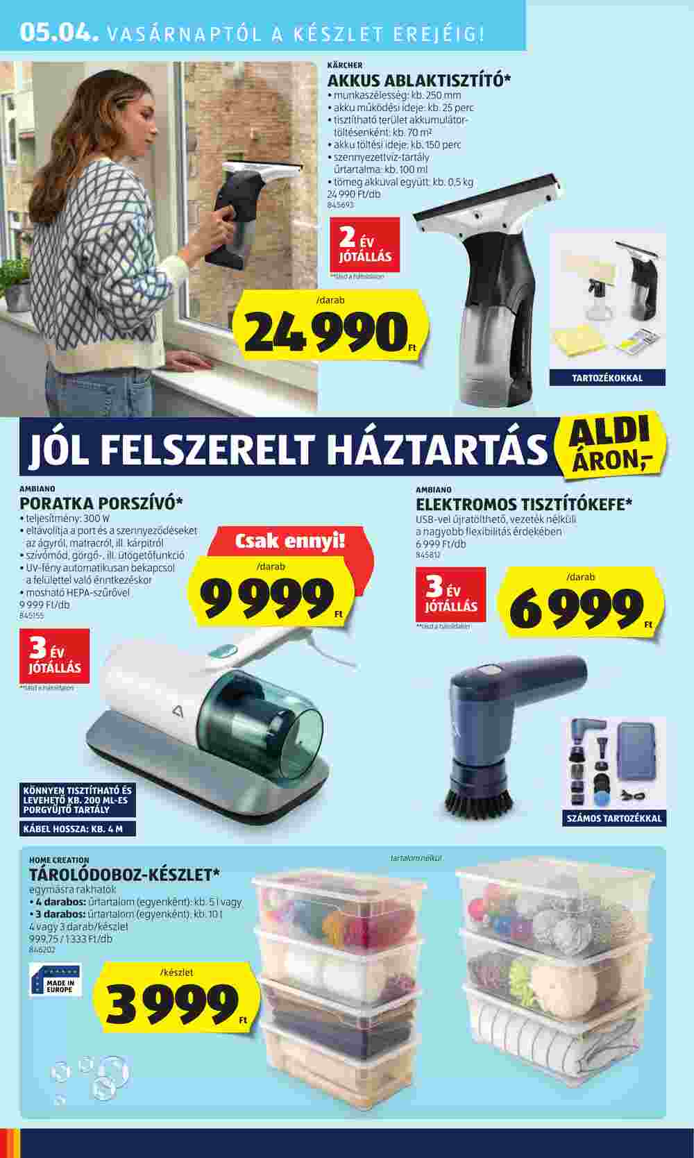Aldi akciós újság 2025.04.30-tól - 16. oldal.