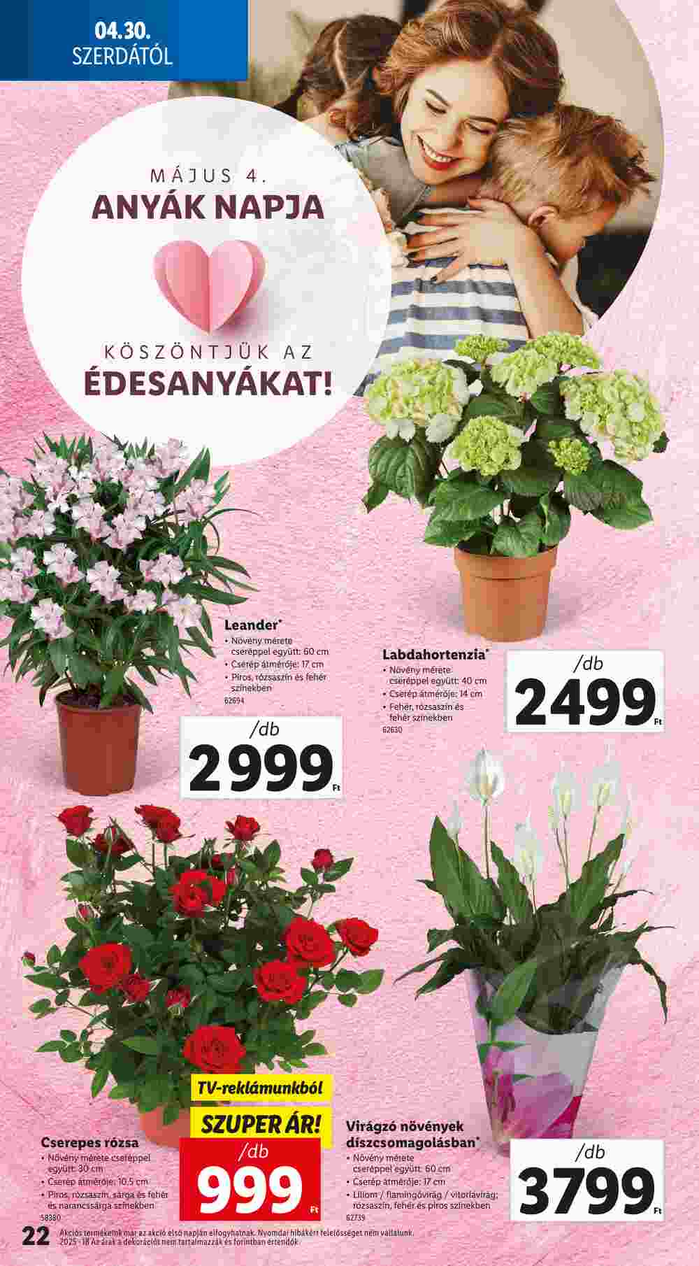 Lidl akciós újság 2025.04.30-tól - 22. oldal.