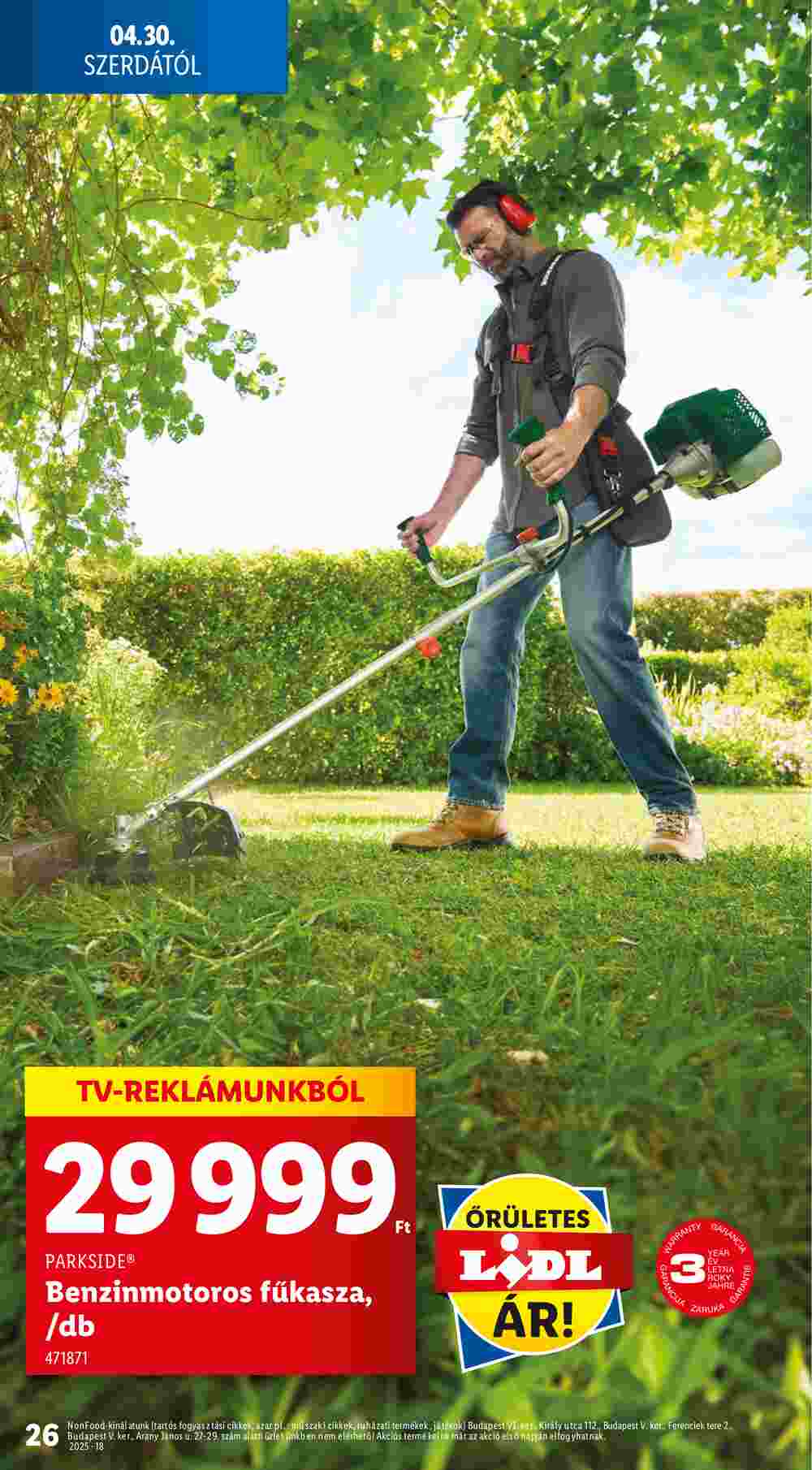 Lidl akciós újság 2025.04.30-tól - 26. oldal.