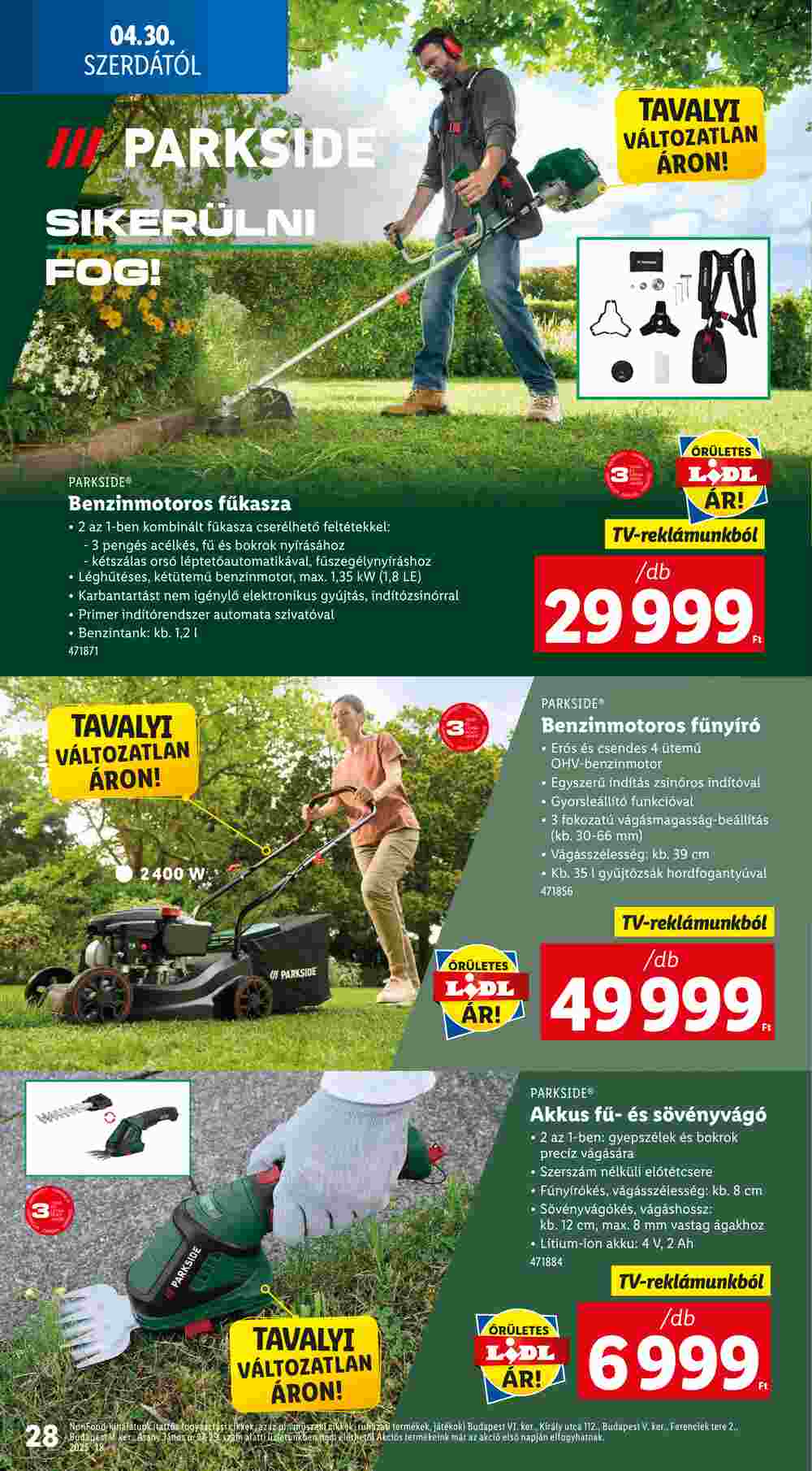 Lidl akciós újság 2025.04.30-tól - 28. oldal.