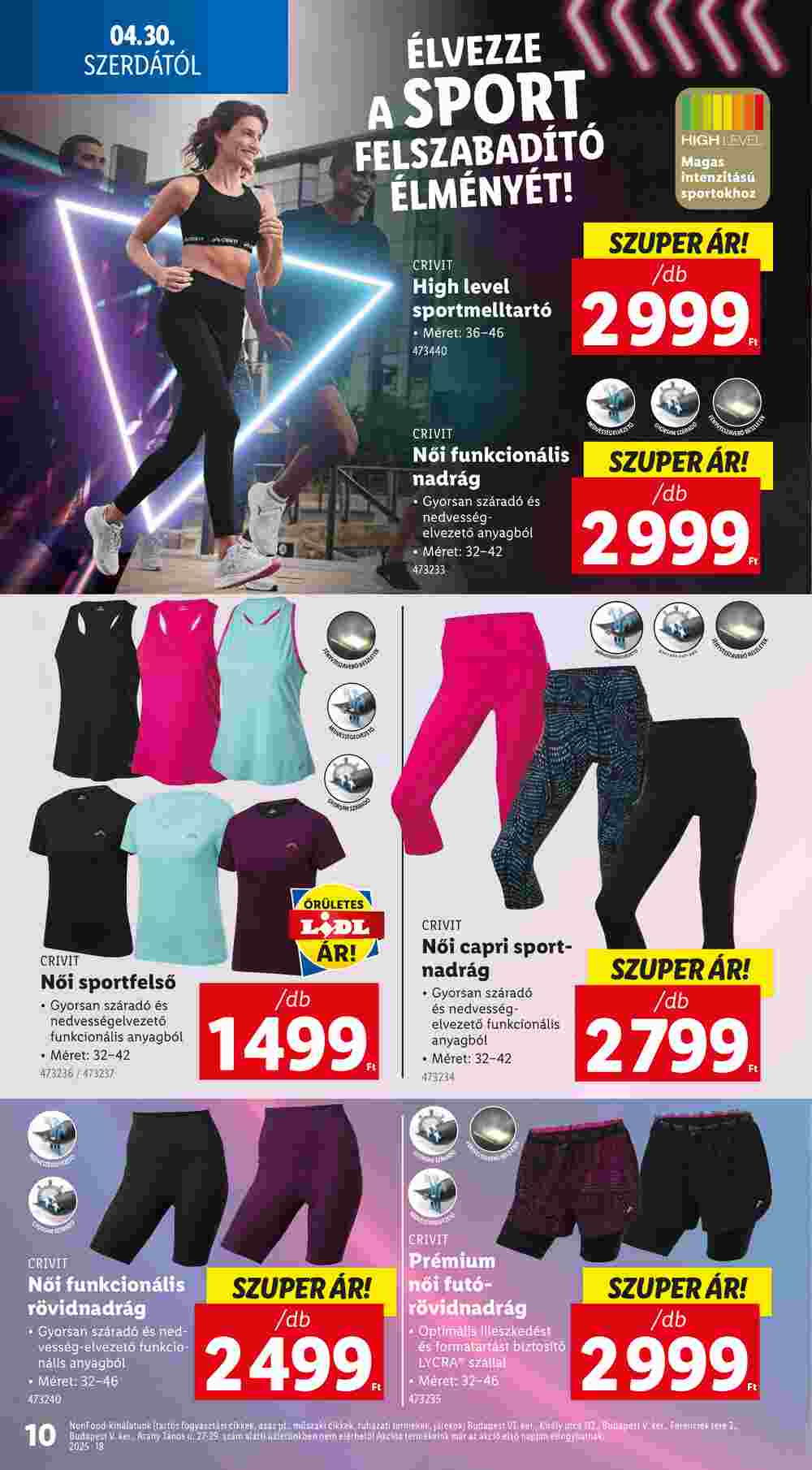 Lidl akciós újság 2025.04.30-tól - 10. oldal.