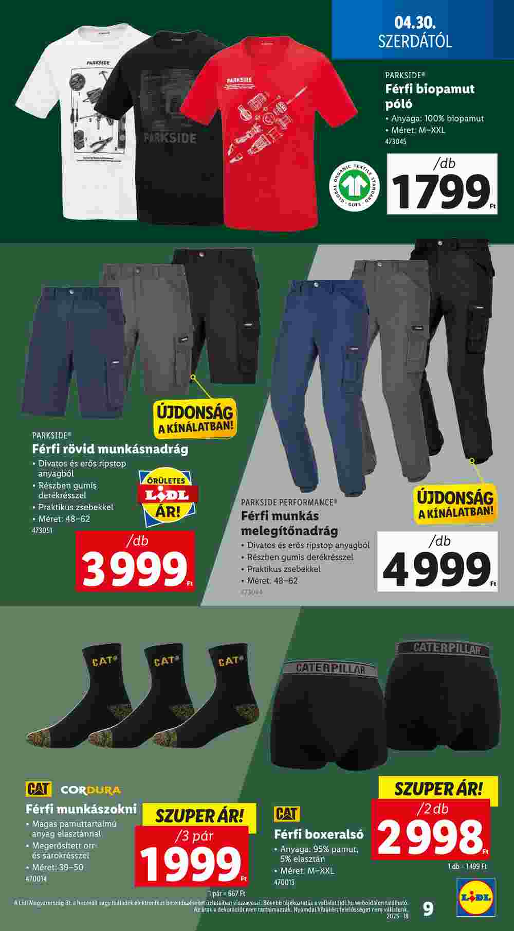 Lidl akciós újság 2025.04.30-tól - 9. oldal.