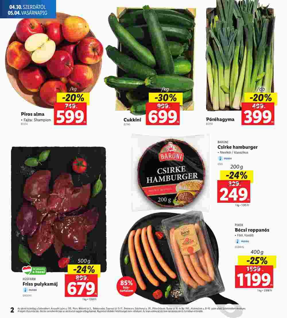 Lidl akciós újság 2025.04.30-tól - 2. oldal.