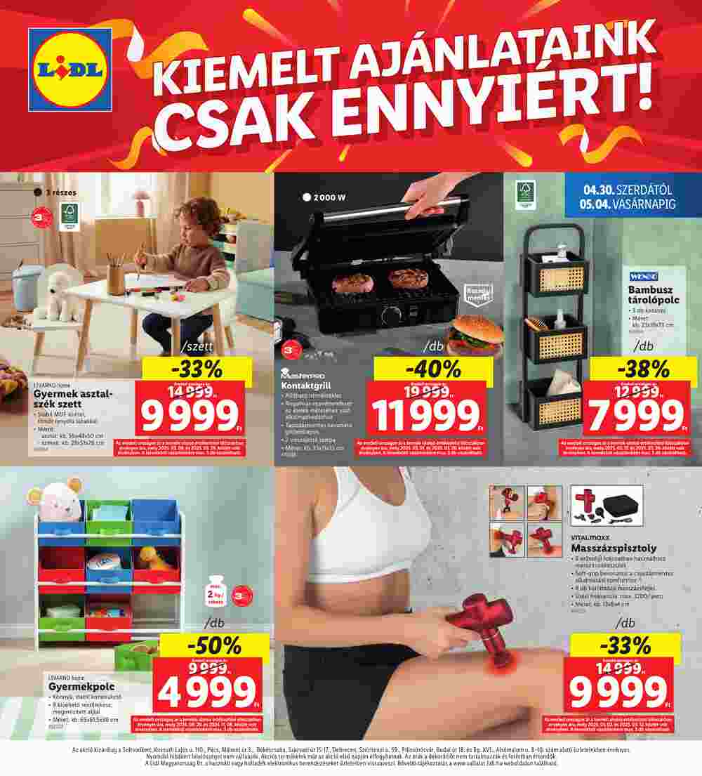Lidl akciós újság 2025.04.30-tól - 4. oldal.