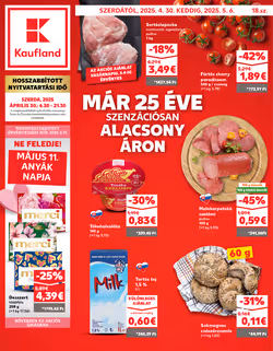 Kaufland akciós újság 2025.04.30-tól