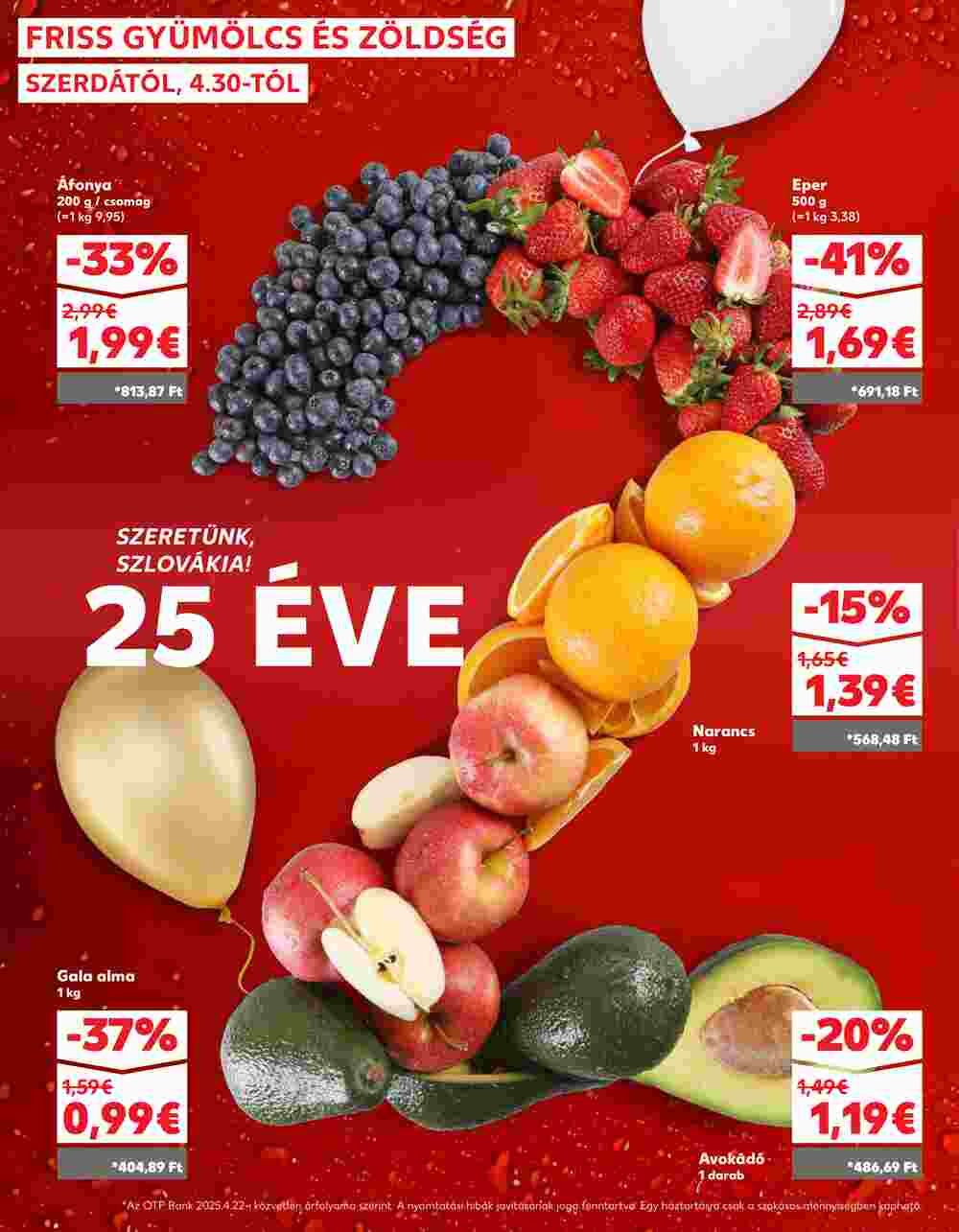 Kaufland akciós újság 2025.04.30-tól - 6. oldal.