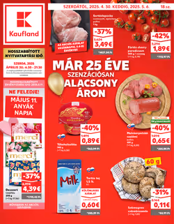 Kaufland akciós újság 2025.04.30-tól