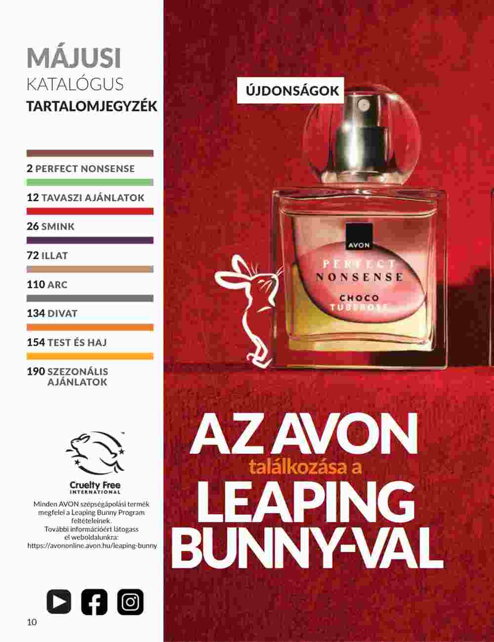 Avon akciós újság 2025.05.01-től - 10. oldal.