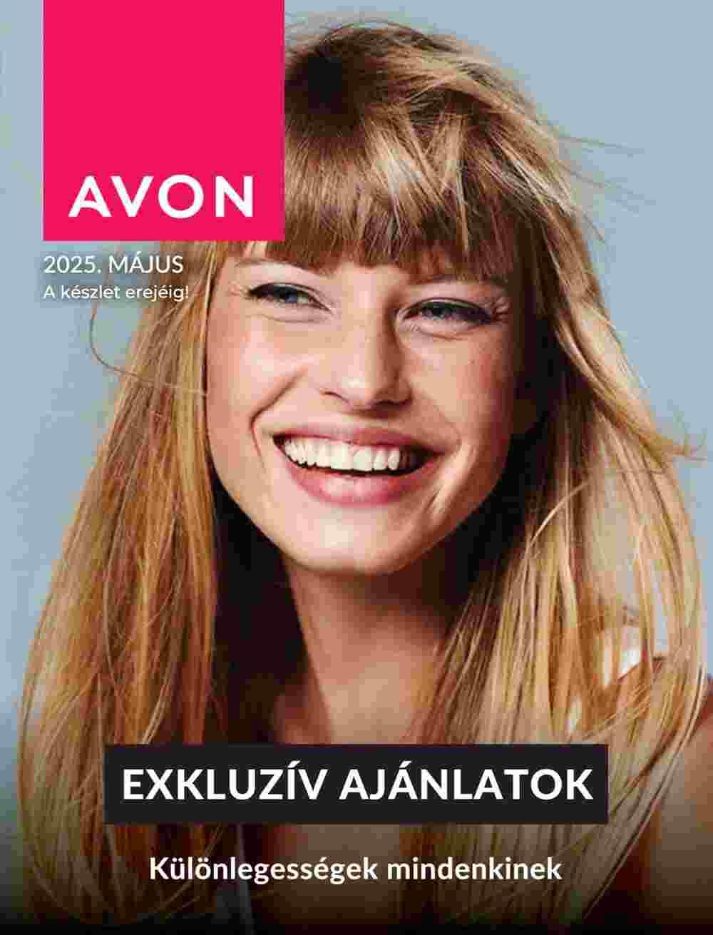 Avon akciós újság 2025.05.01-től - 1. oldal.